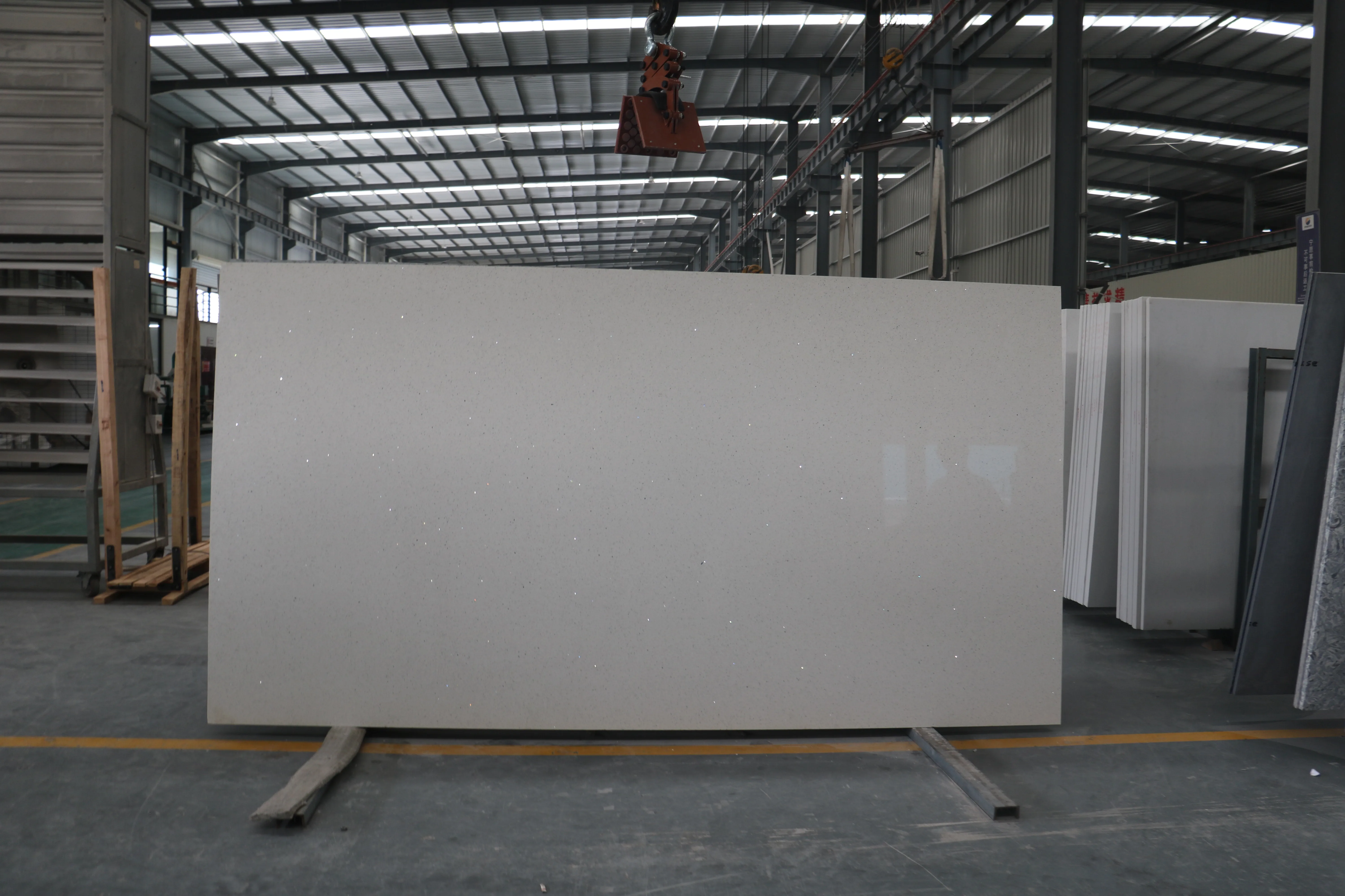 Stunning Design Crystal White Quartz Countertops Vanity Tops Table Tops