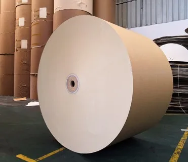 PE Coated Kraft Paper Cup Roll Food Grade Raw Materials Factory Cup Paper Jumbo Roll PE-coated Lamination