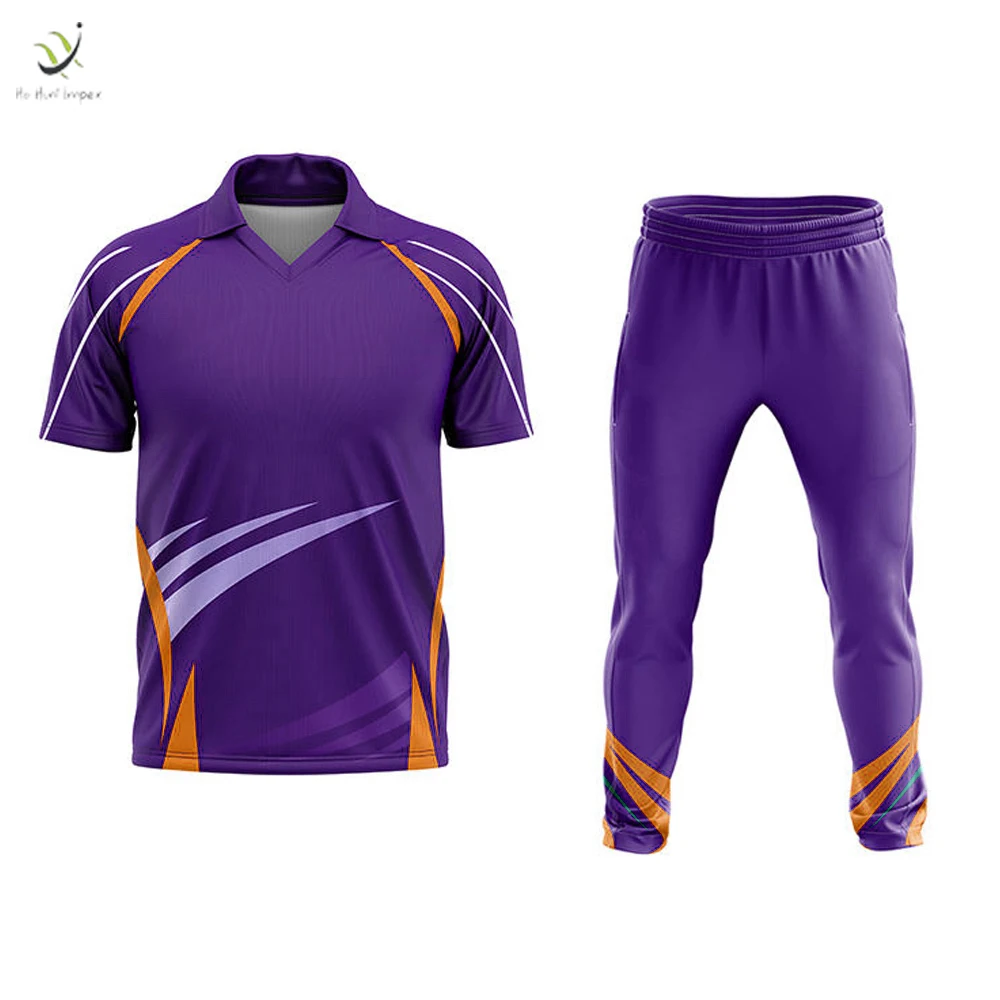 Hot Selling 2022 Customized Design Light Weight Sports Wear High Quality Cricket Uniform at Cheap Price