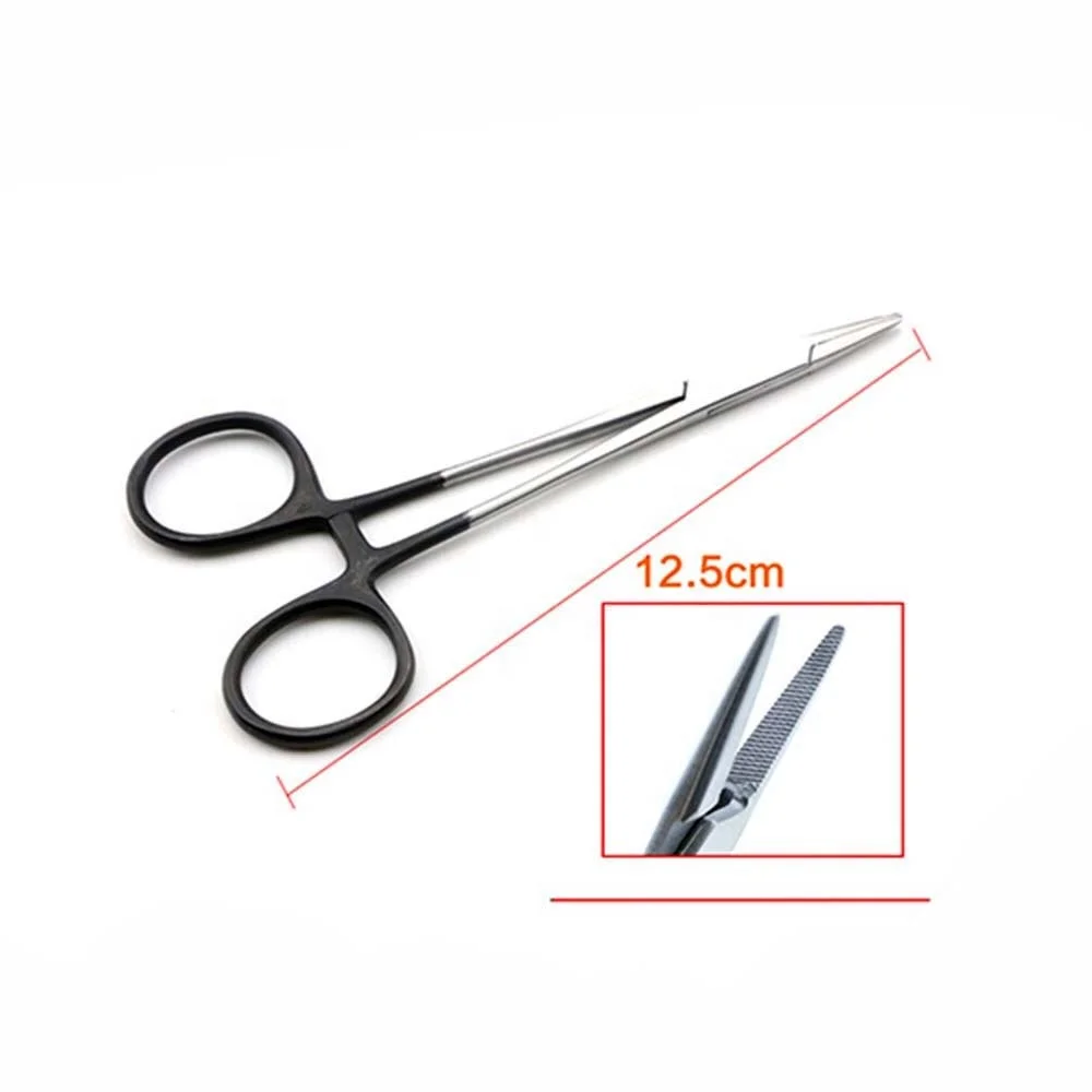 gold handle TC inserts needle holder forceps double eyelid suture embedding surgical tools needle holder pliers