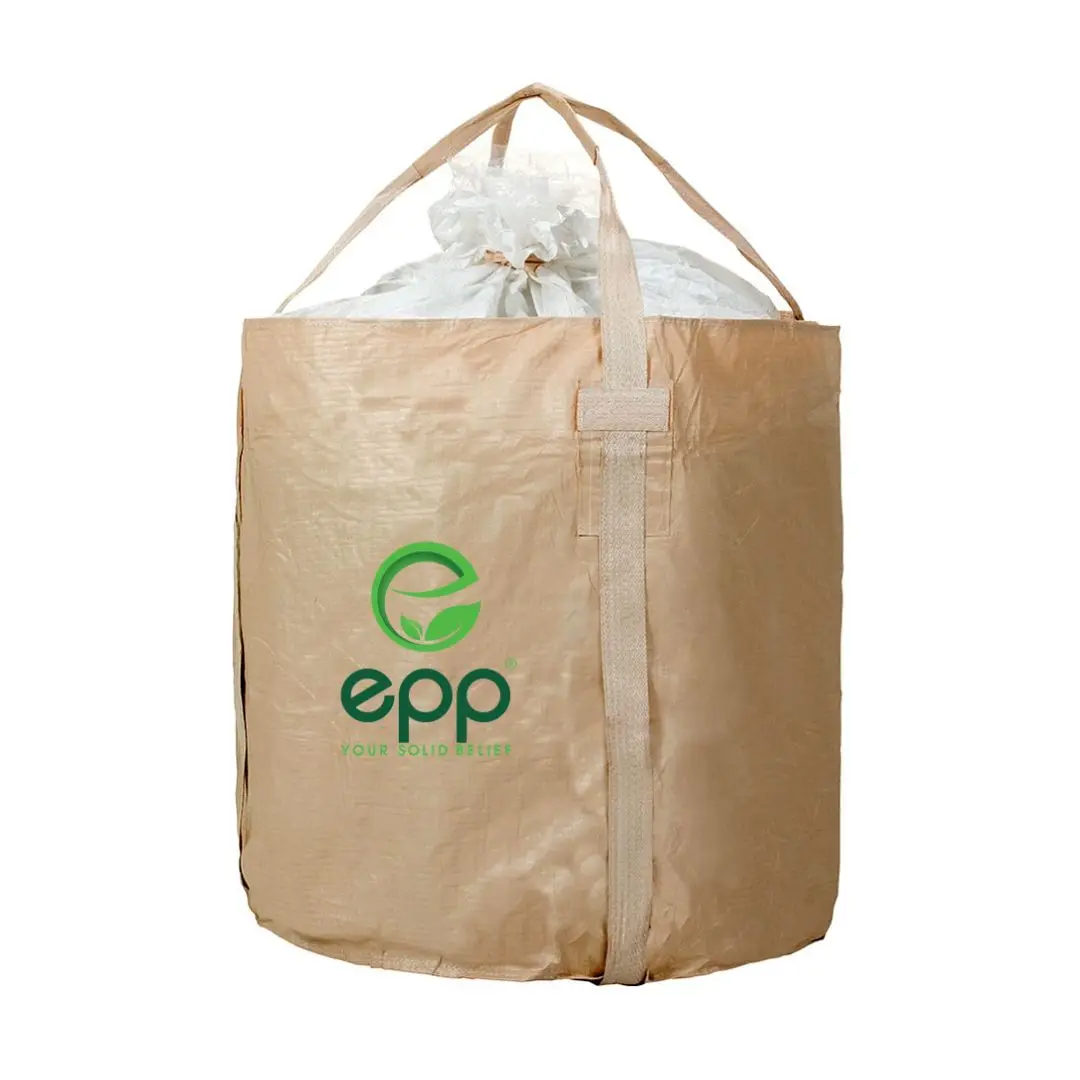 Сделанный во Вьетнаме большой мешок из полипропилена полипропиленовый тканый для сыпучих материалов 1000 кг многоразовый