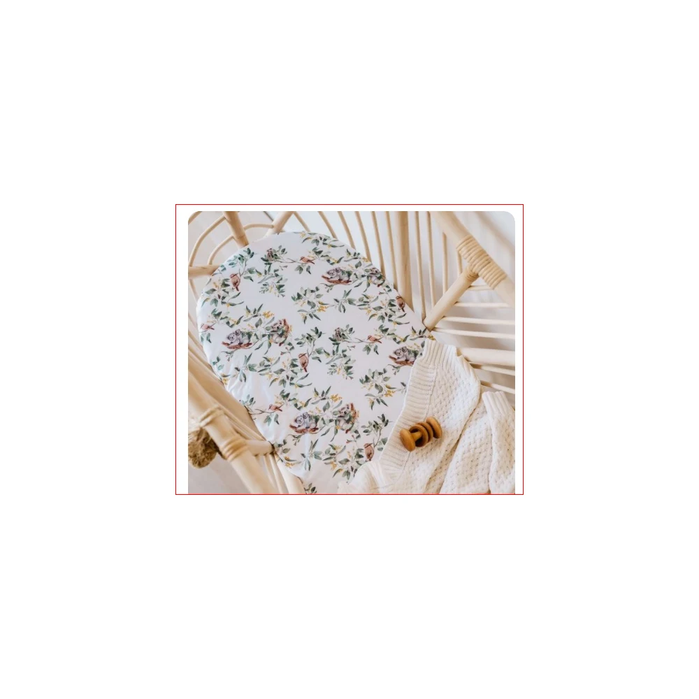 Latest Fashion For Newborn Baby Bedroom Furniture Fitted Crib Sheet Baby Bassinet Crib For Boys and Girls