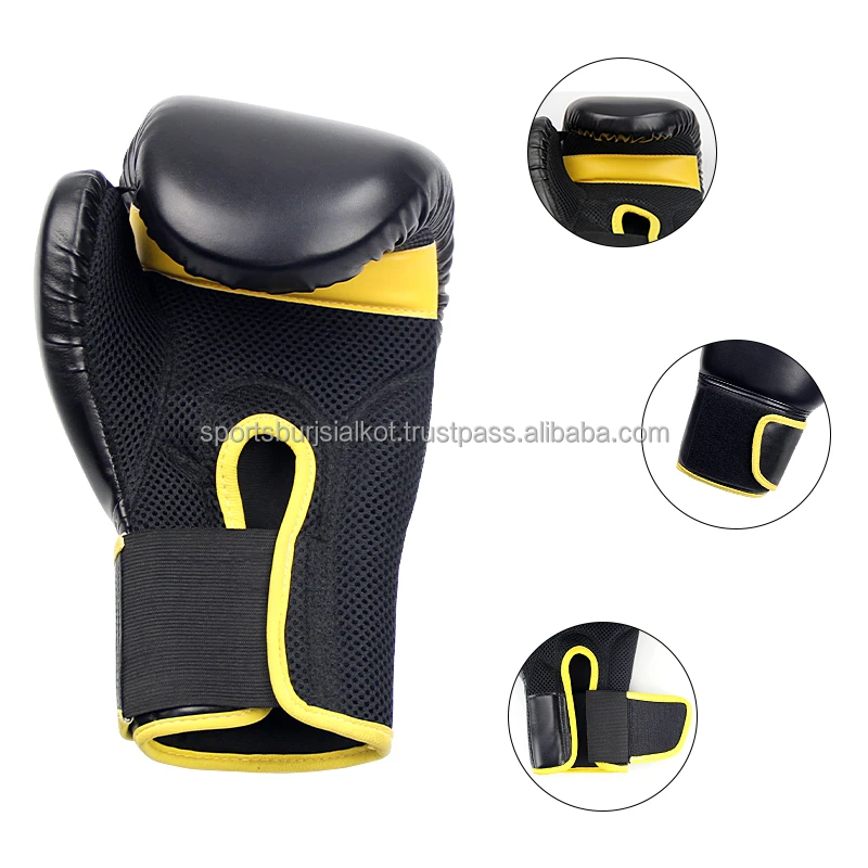 Professional Design OEM  Custom Logo Boxing Gloves Martial Arts Competition Training Gloves