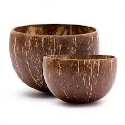 Food Serving Bowl Round Shape Home Goods Dinnerware Serveware Kitchen And Tabletop Coconut Shell Wooden Bowl