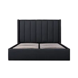 Bedroom Furniture Hot Selling Queen Size King size Gas Lift Storage Fabric Upholstery Bed