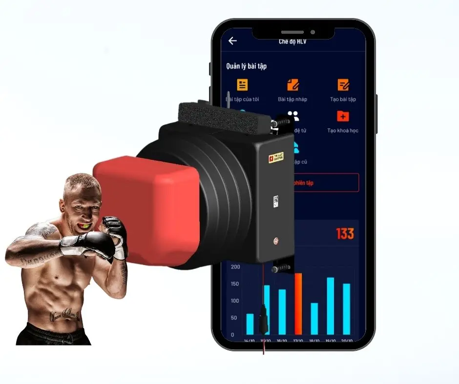 Champio Tri Luc Master boxing training machine: Connecting mind and muscle for martial arts, smart training machine