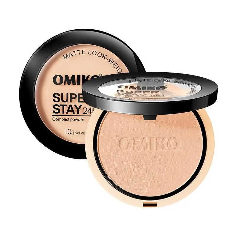 Makeup full Coverage Waterproof Face Pressed Compact Powder