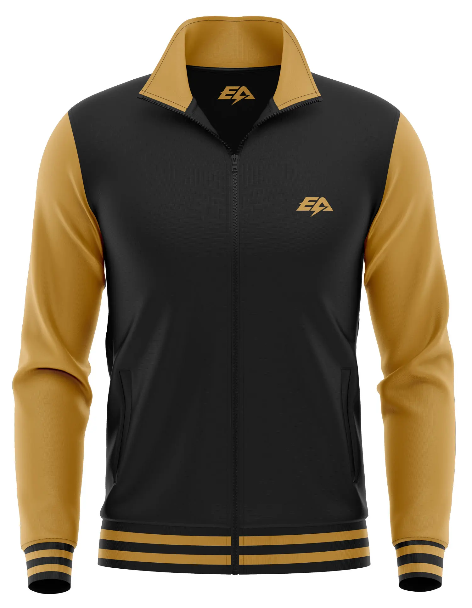 Low MOQ Training Jacket Track Jacket Warm Up Jacket made of 100% polyester quick dry fabric customized sportswear manufacturer