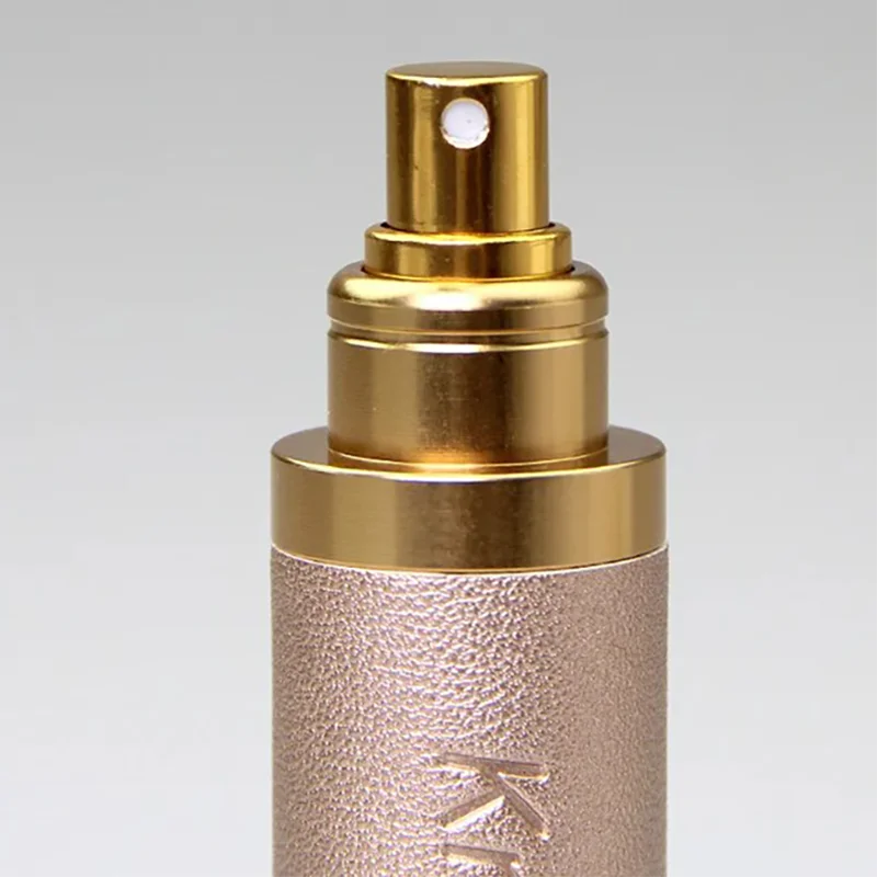 Factory 5ml 10ml leather luxury perfume atomizer with packaging for perfume bottles