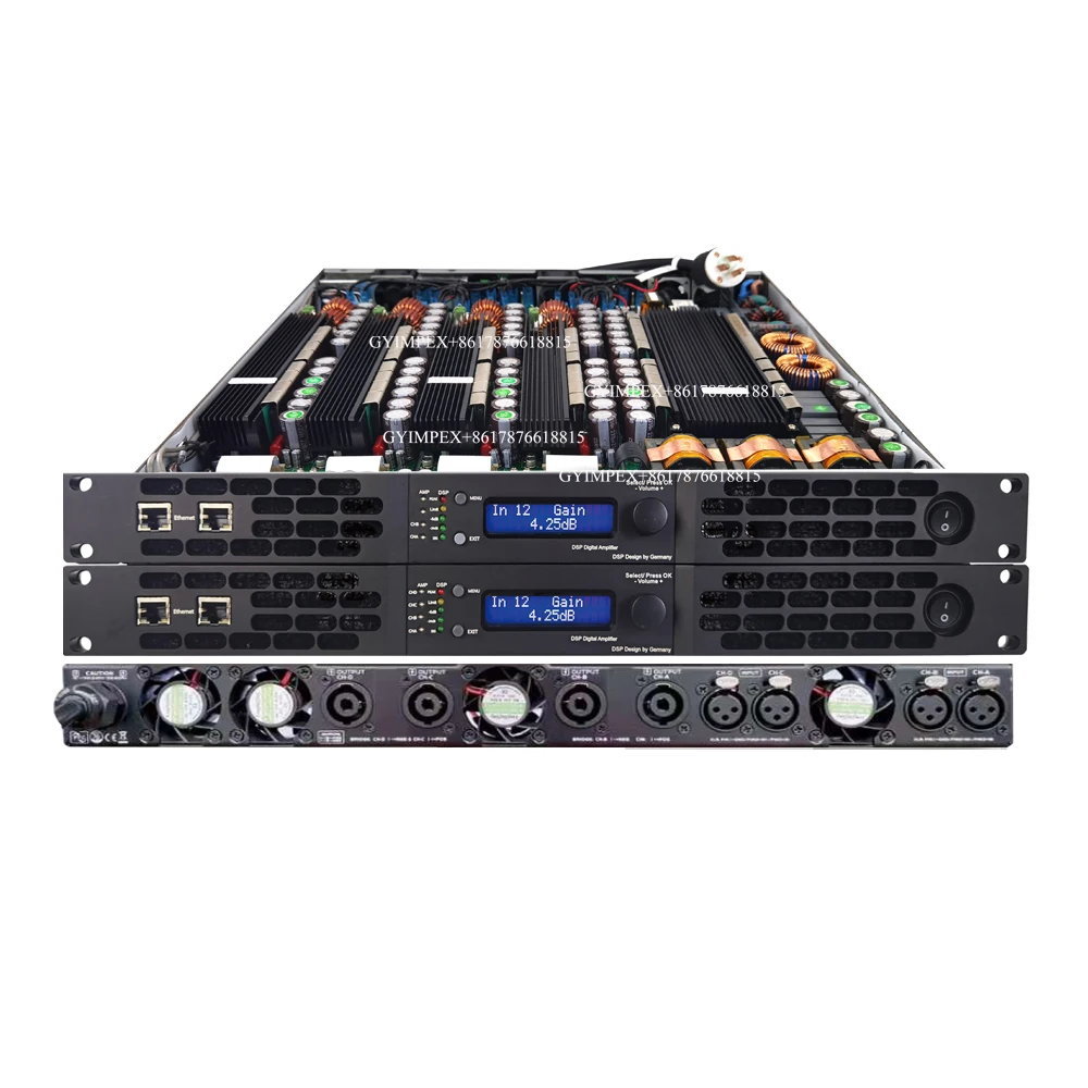 ALLDSP germany модуль усилителя FIR функция 2 Ом рабочий стабильный Класс D профессиональный усилитель мощности DSP для сценической производительности