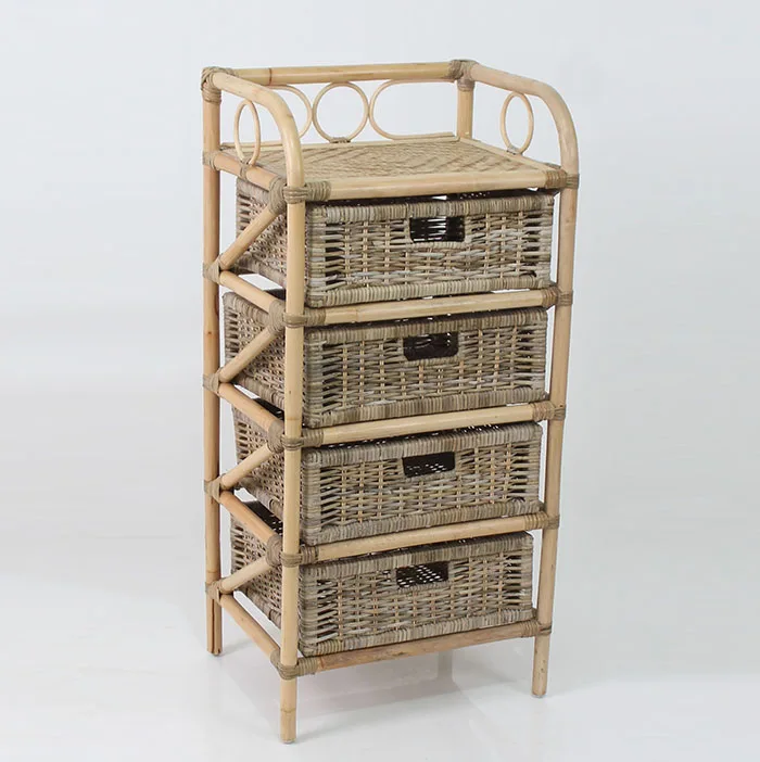 Ротанговая Прачечная 4 ящика