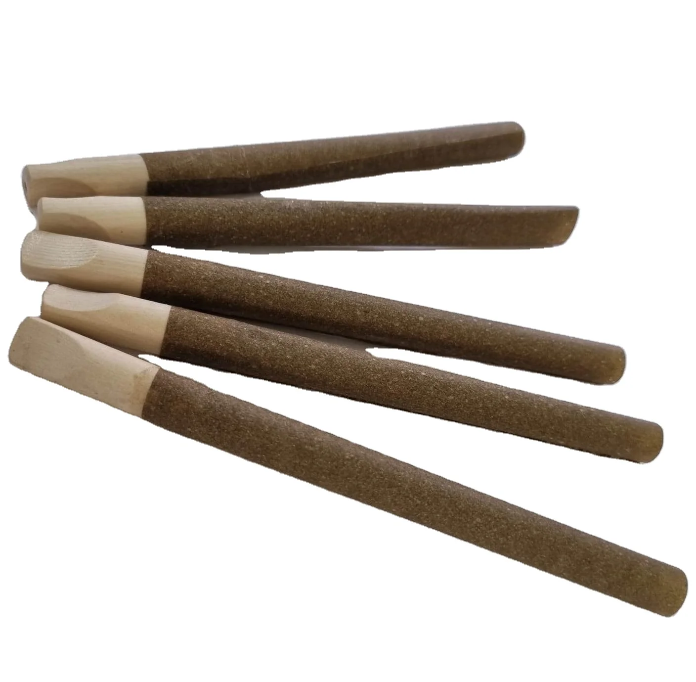 American Brown H paper cones tubes Brown & Green paper cones Loose leaf wraps in custom size 4 USA bulk brown leaf rolls
