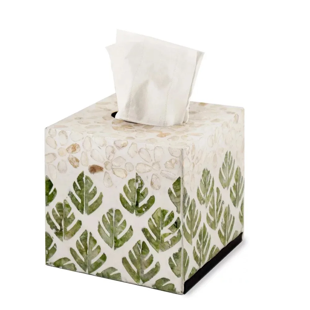 Durable Colorful OEM/ODM Decoration Home Using Wholesale Amazon Hot Product napkin box Lacquered Paper Box Made In Vietnam