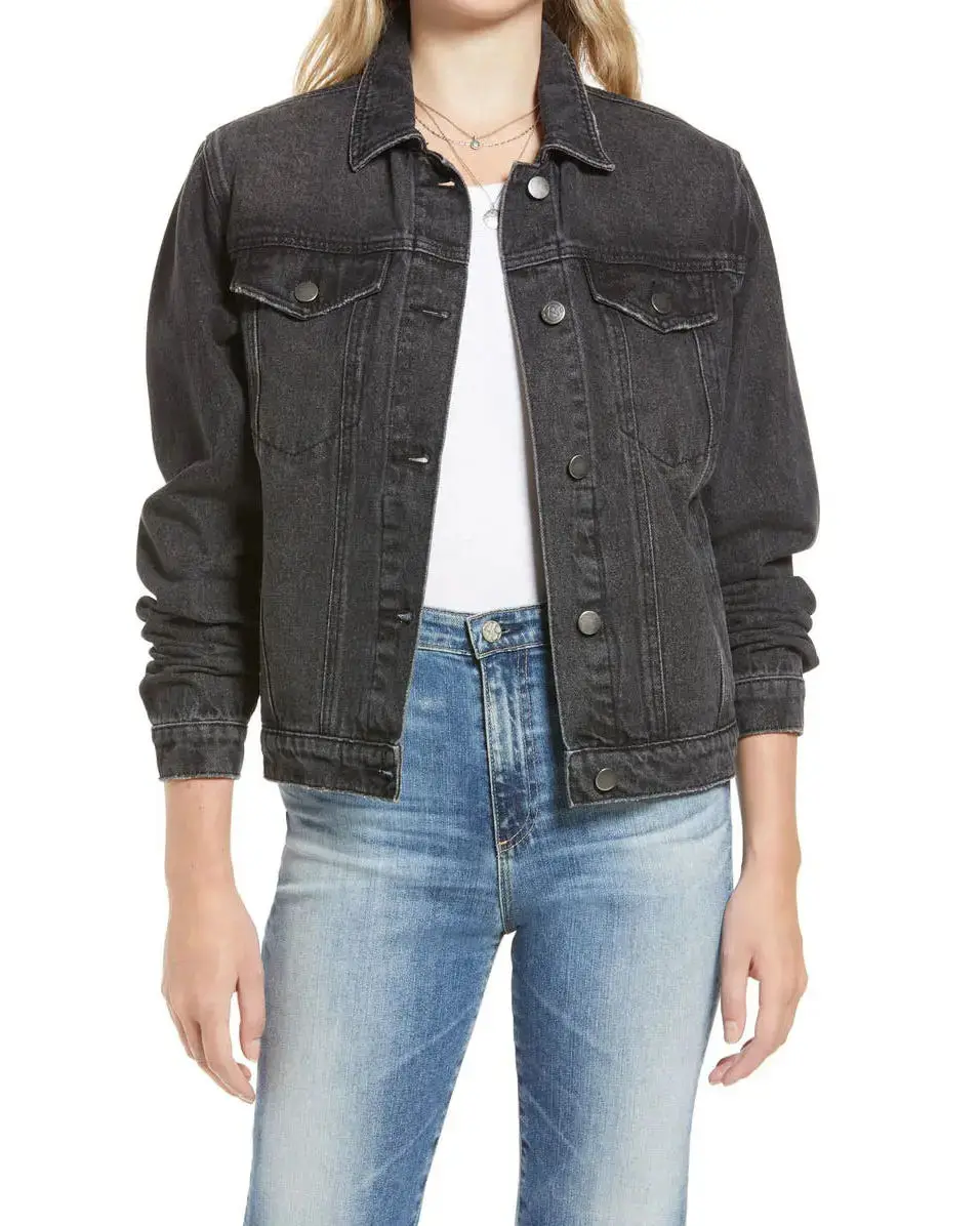 Женская джинсовая куртка для весеннего и зимнего сезона