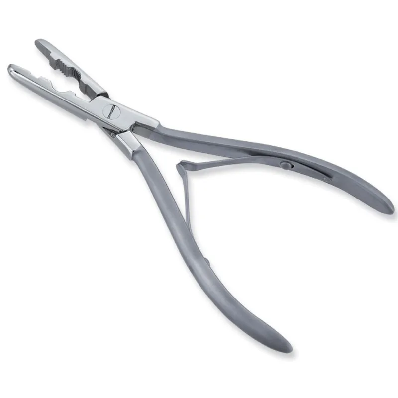 Best Selling Gold Plated Needle Nose Hair Extension Pliers Stainless Steel Hair Pliers Clamp Tool For Micro-Ring Beads