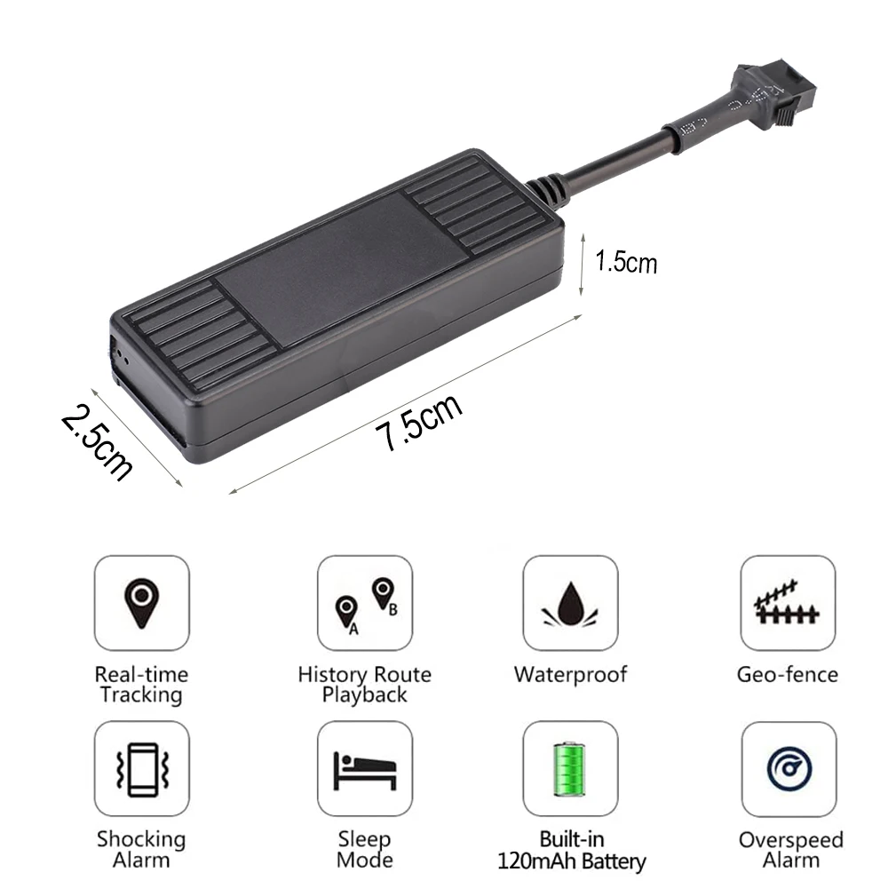 GPSSKY Car GPS Tracker 2G Vehicle gps & tracking tk003 for Truck Taxi Motorcycle fleet management sensormatic anti theft system