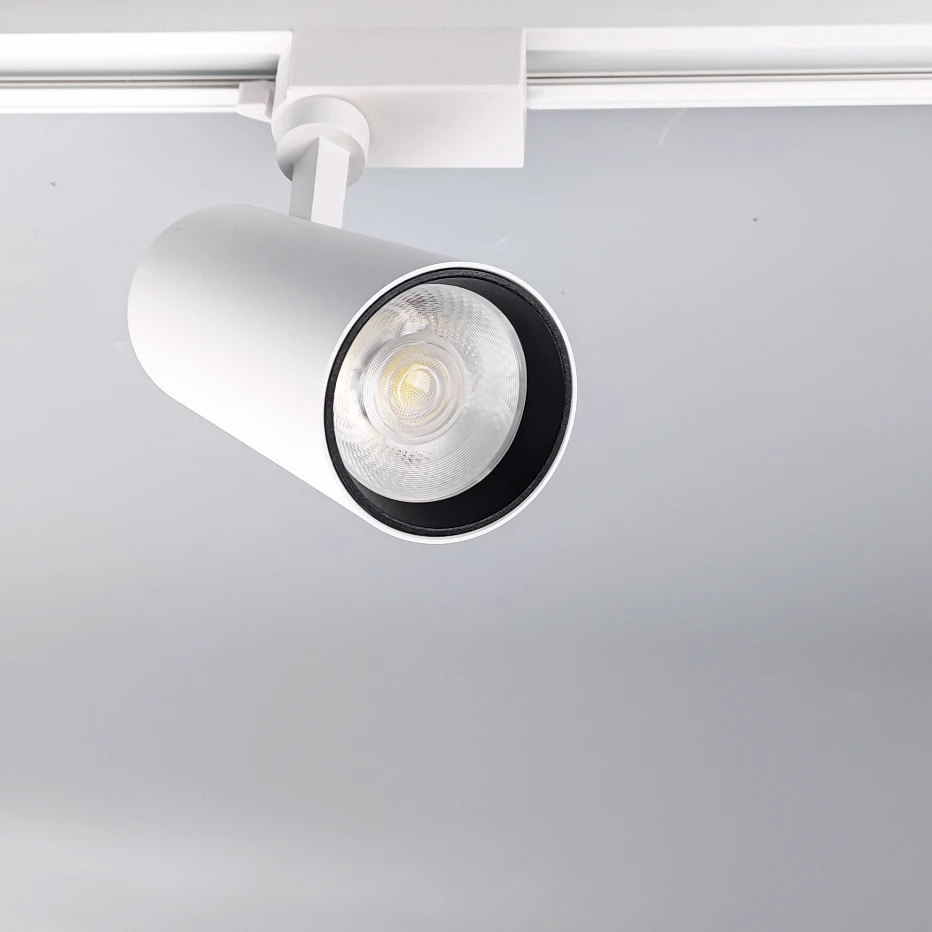 Wholesale Customized Shop Commercial use LED spotlight fixture 2 wire track adaptor LED track light