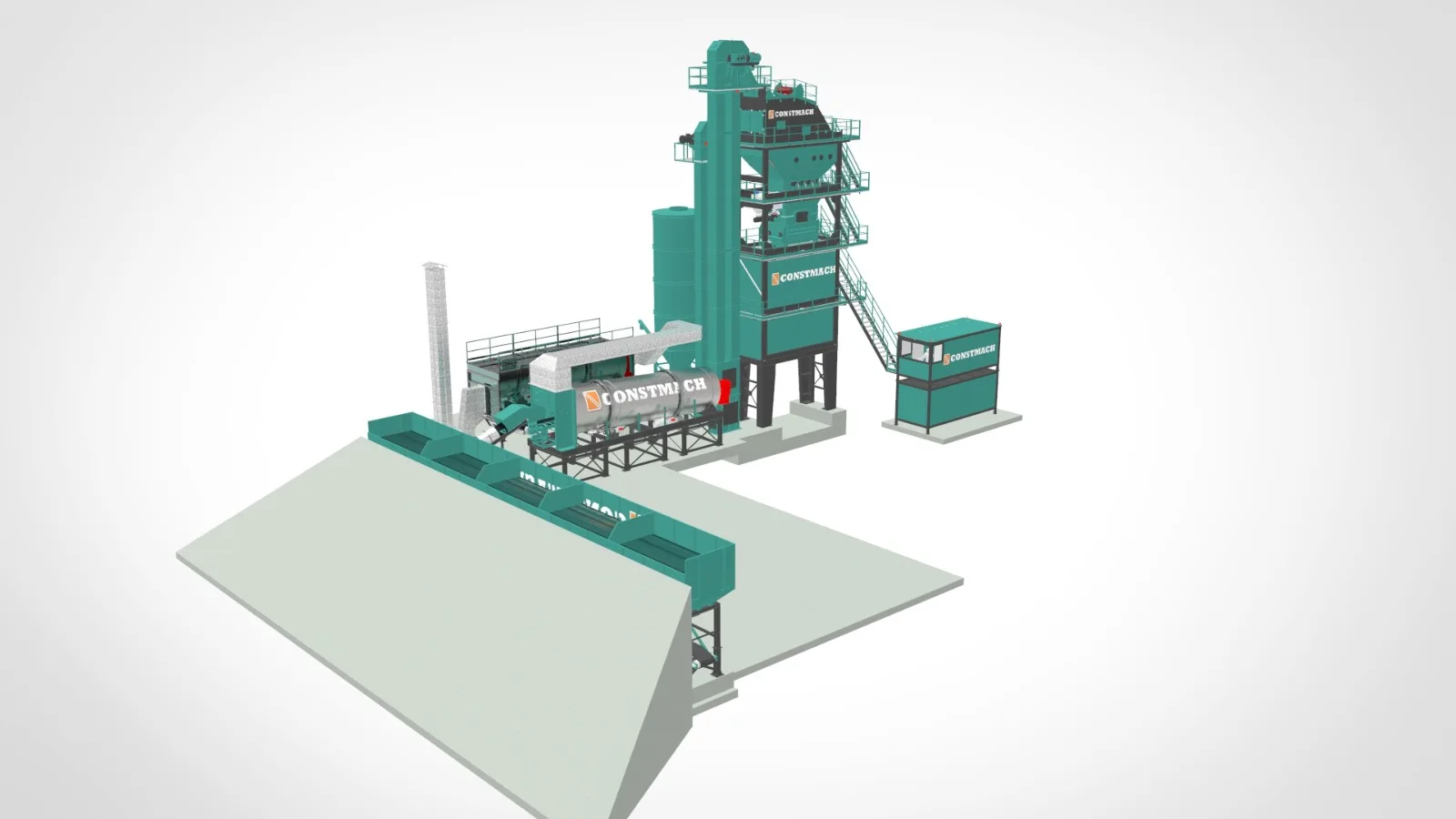 Стационарные асфальтовые заводы/асфальтовый барабанный завод