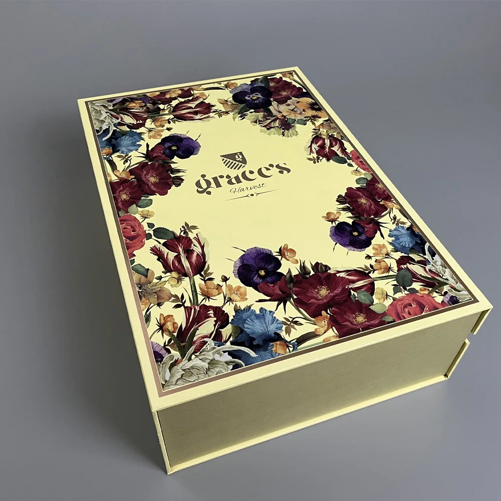 High Quality Custom Logo Luxury Wine Box Double Bottles Glass Gift Wine Magnet Box With Velvet Plastic Insert