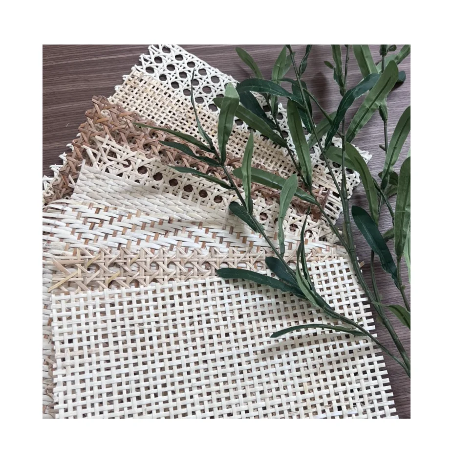 Rattan Supplier From Vietnam Bleached Cane Webbing Square Rattan Cane Webbing +84815570479