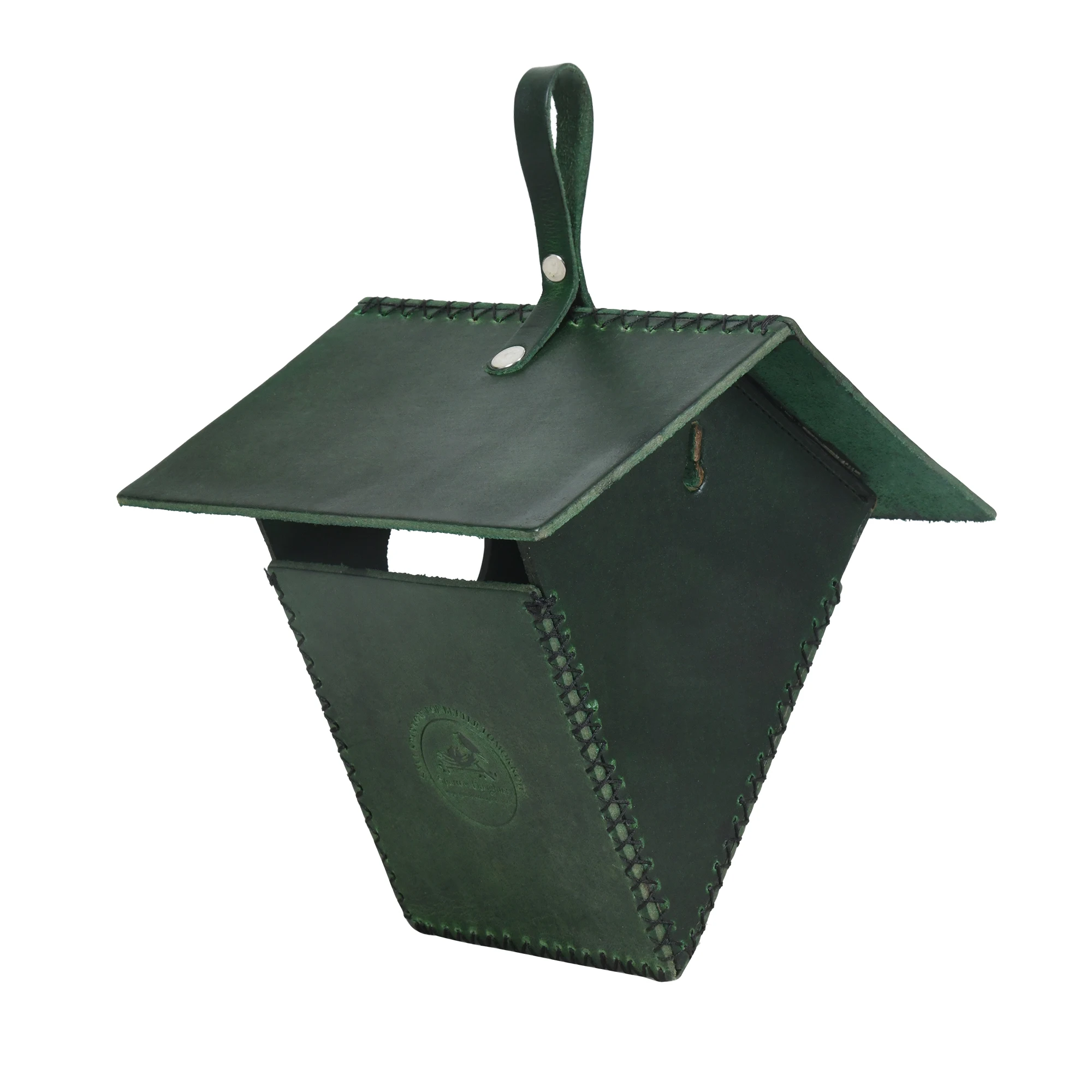 TOP SELLING INDIAN LEATHER HAND MADE BIRD HOUSE NATURAL PET BIRD CARE SMALL BIRD NEST IN MANY COLORS & DESIGNSGENUINE LEATHER HI