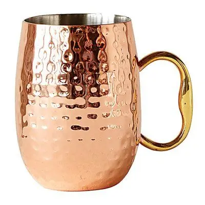 Plain Design Copper Mug Top Selling Elegant Design Hammered Design Luxury Drinkware Factory Bulk Price with Health Benefits
