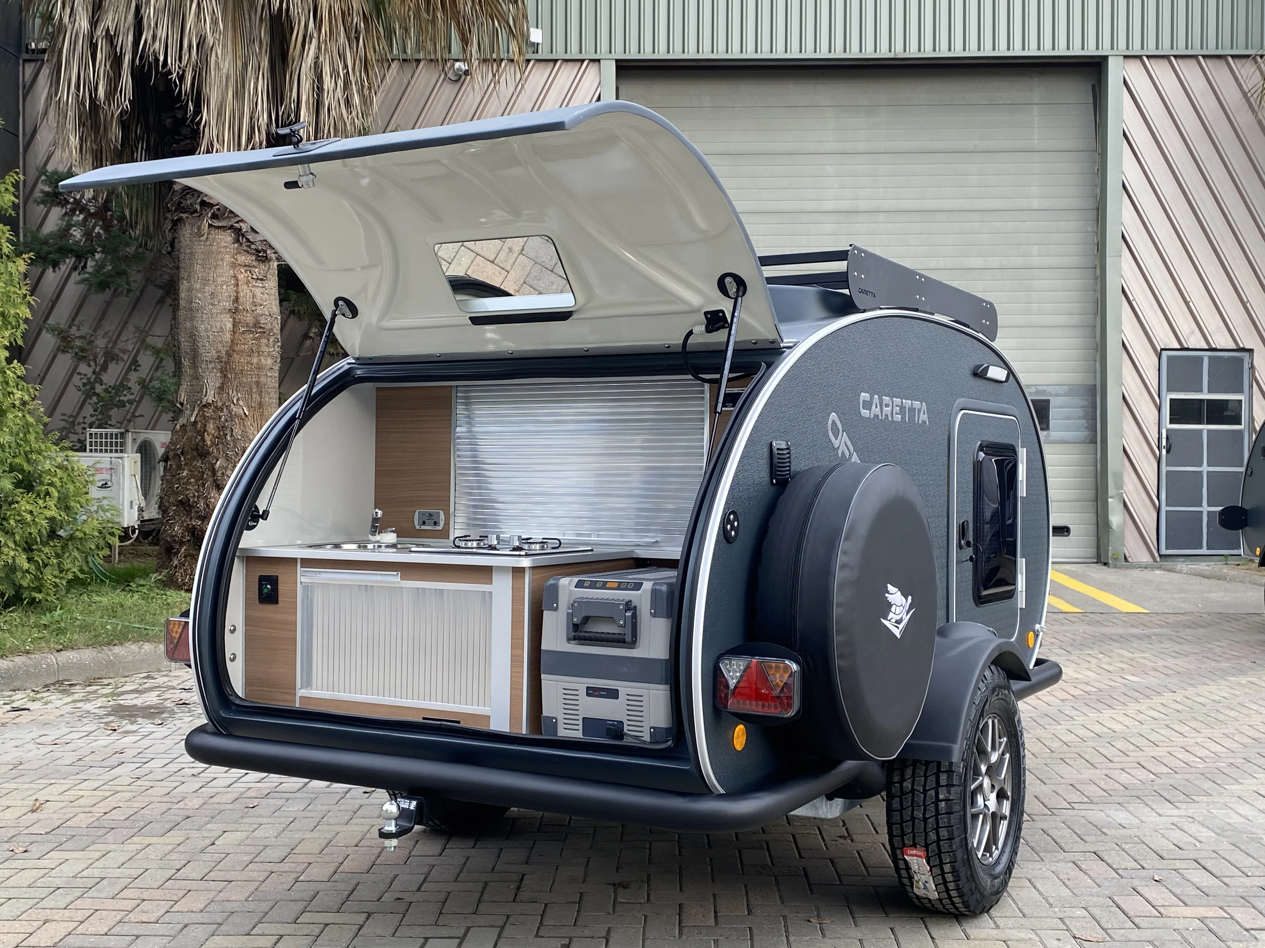 Caretta offroad 4x4 high chaisis all road galvanized quality trailers amazing caravans caretta series from Turkey