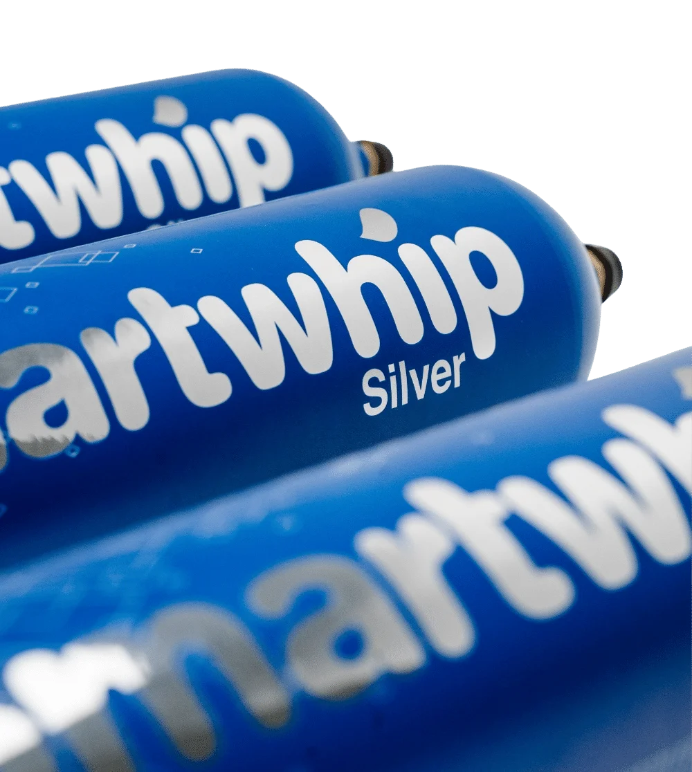 Latest Stock Arrival Wholesale Supply Longer Shelf Life 615 gram Smartwhip Silver Cream Chargers for Sale