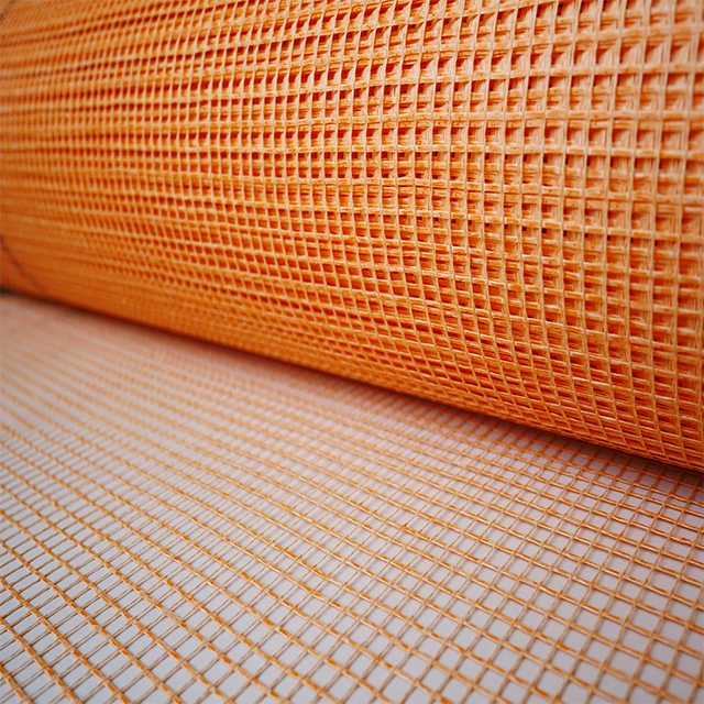 High Strength Fiber Glass Roving Fabric Tape Roll/110g 120g 145g 160g Glass Fiber Mesh/Fiberglass Mesh(Factory)