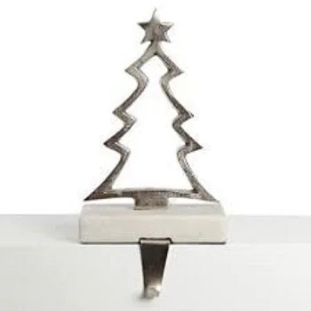 Hot Sale Stocking Holder Set of 2 - Snowman Christmas Stocking Hanger For Mantel Photo Frame Christmas Stocking Holder