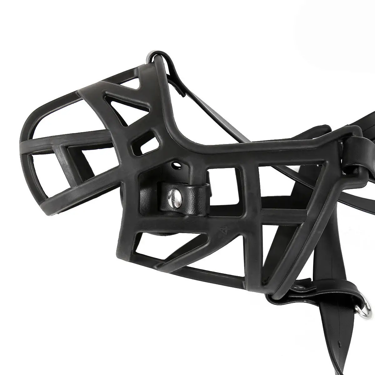 Bundled Sm Leather Adjustment Dog Muzzle Sex Toys Mesh Hole Ball Black Mouthed Mask Pu Sex Tools Bdsm Sex Toys