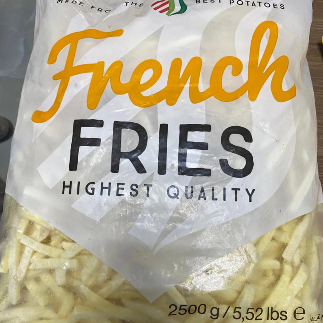 Frozen french fries potato chips IQF for wholesale AA-Grade TASTU 2.5kg bags 12mm private label premium quality