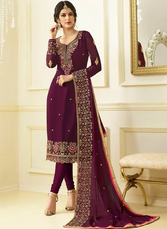 Modern Fashion Designer Indian Pakistani Lawn Linen Cotton Georgette 3 Piece Suits Available on Wholesale Price 2023 India Surat