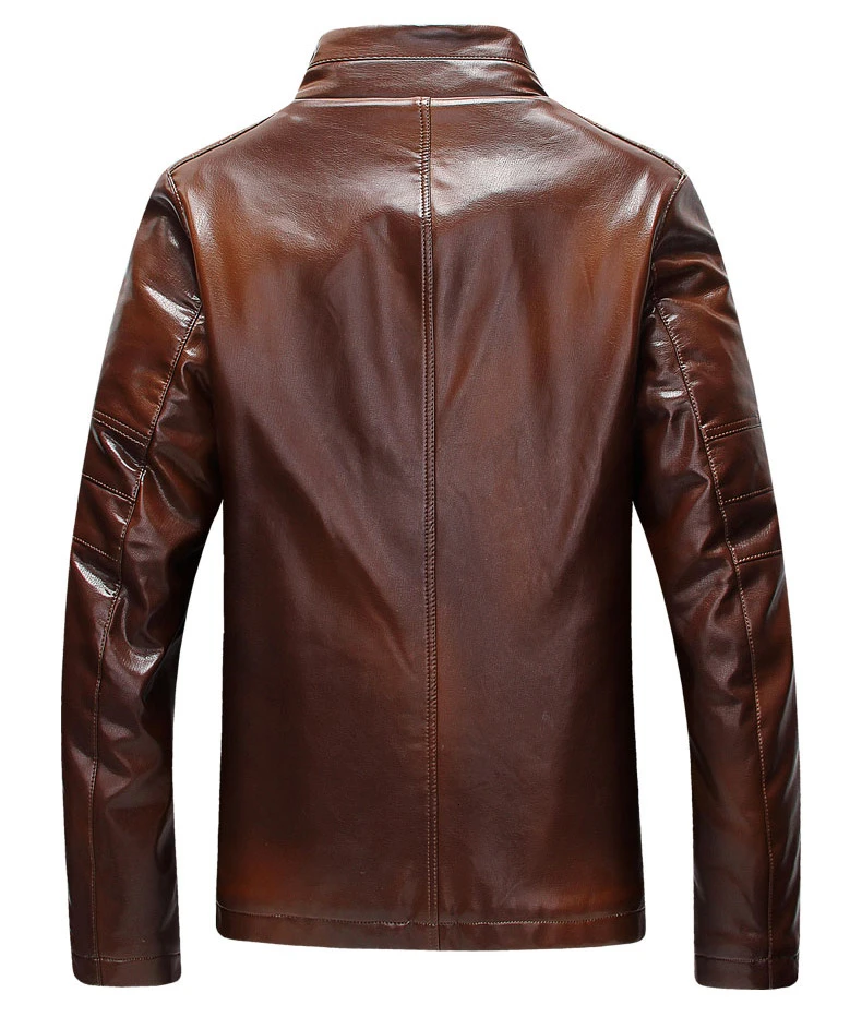 Hot Selling pure Leather Mens Jacket Breathable warm anti wind High Street Mens Jacket From Pakistan Wholesale