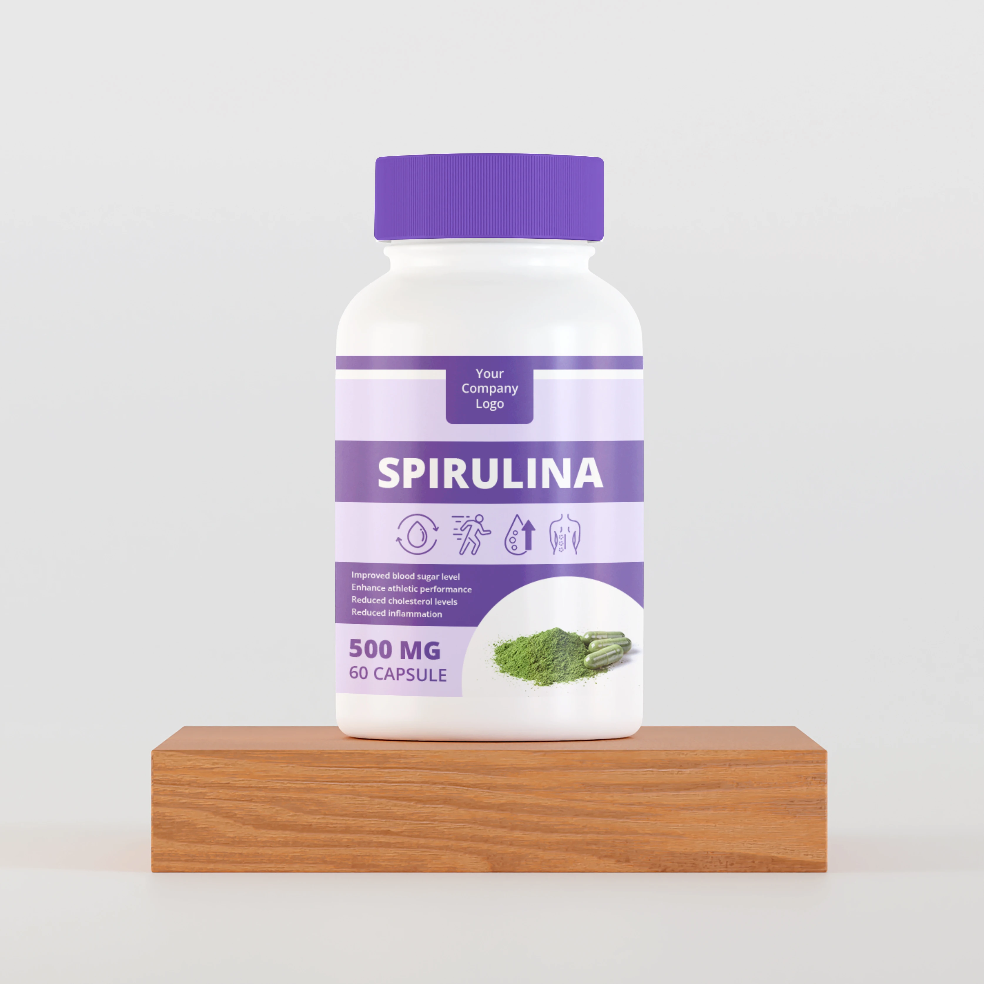 OEM/ODM Private Labelling spirulina powder capsule for Bulk Buyers factory Supplier Hot Selling blue pigment Organic Product