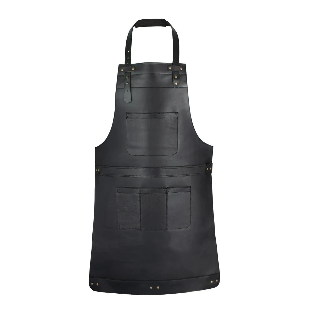 Wholesale Custom Design High Quality OEM Genuine Leather Apron Working Leather Aprons
