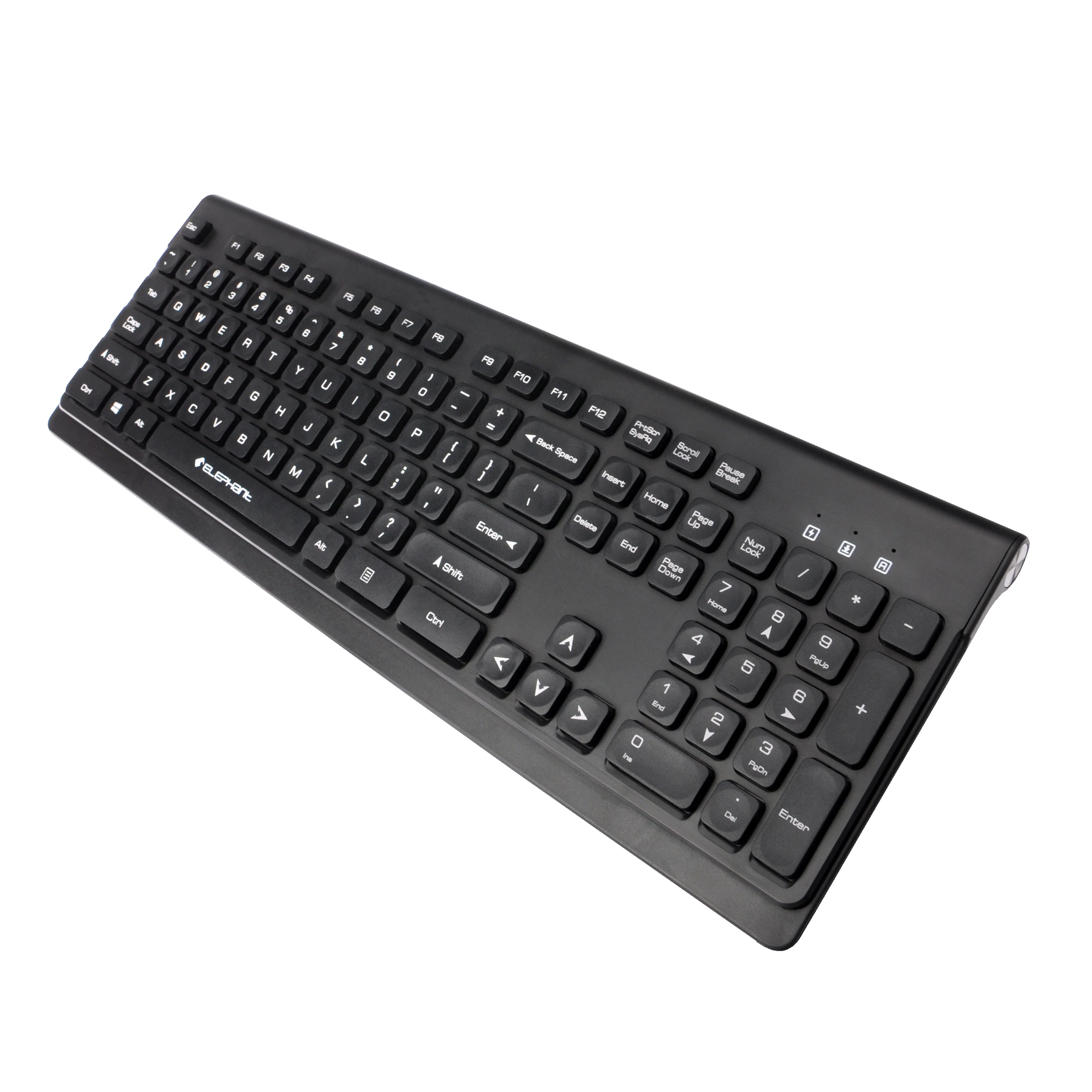 2 4g Расширенный ультра тонкий тихий звук легкий вес Цифровая клавиатура полноразмерная беспроводная для планшетных