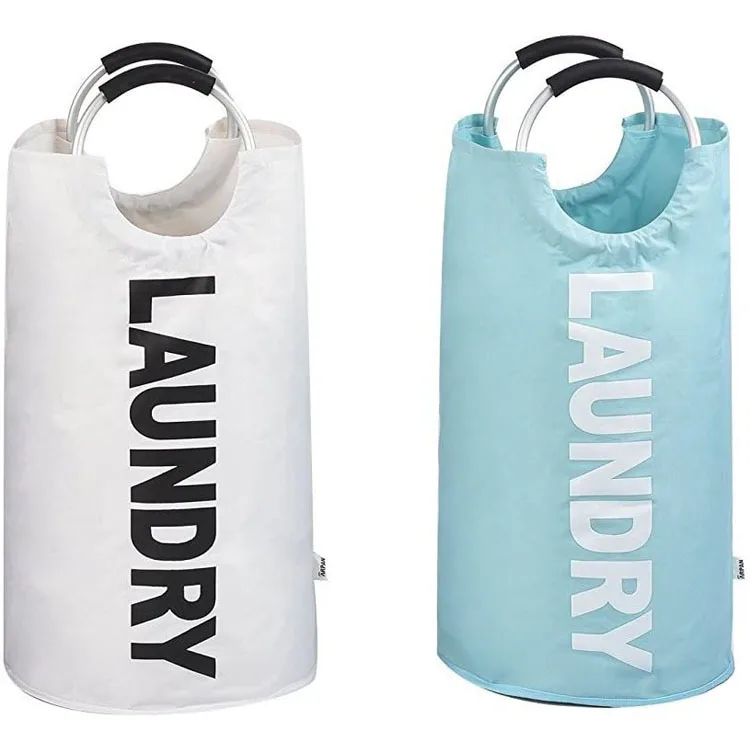 OEM Custom Black White Storage Type Cheap Unique Large Stackable Multipurpose Laundry Bags & Baskets