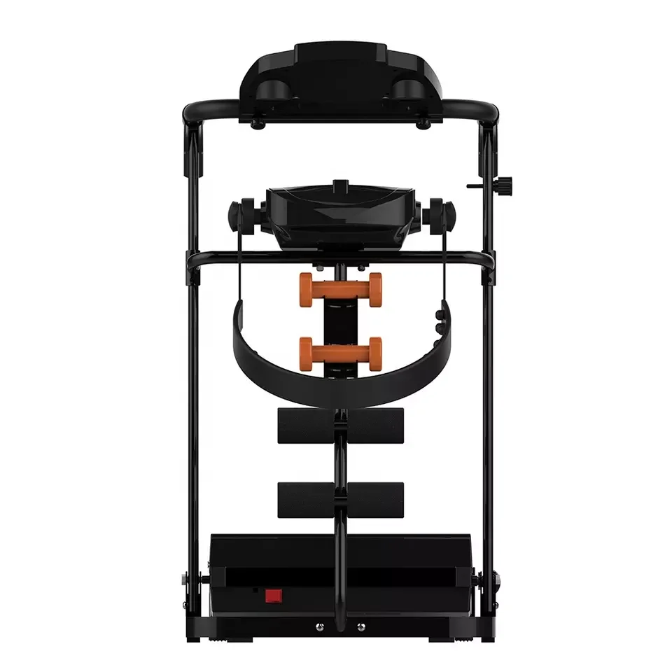 Multi Function 2.5HP Home Treadmill Home Fitness Motorized Incline Treadmill Treadmill with Massager Belt Sit up