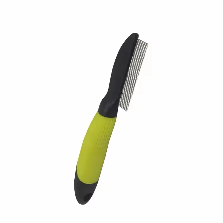 Premium Easy-Grip Flea and Lice Removal Pet Grooming Comb
