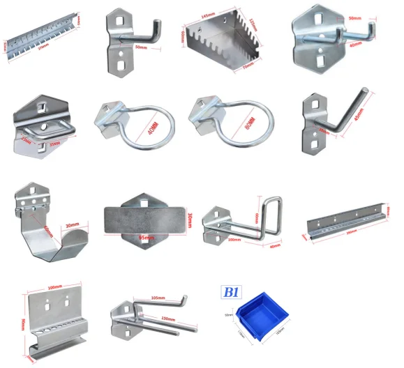 Tool Cabinet Accessories / 90 Degrees Straight Hook Dia 6*50mm