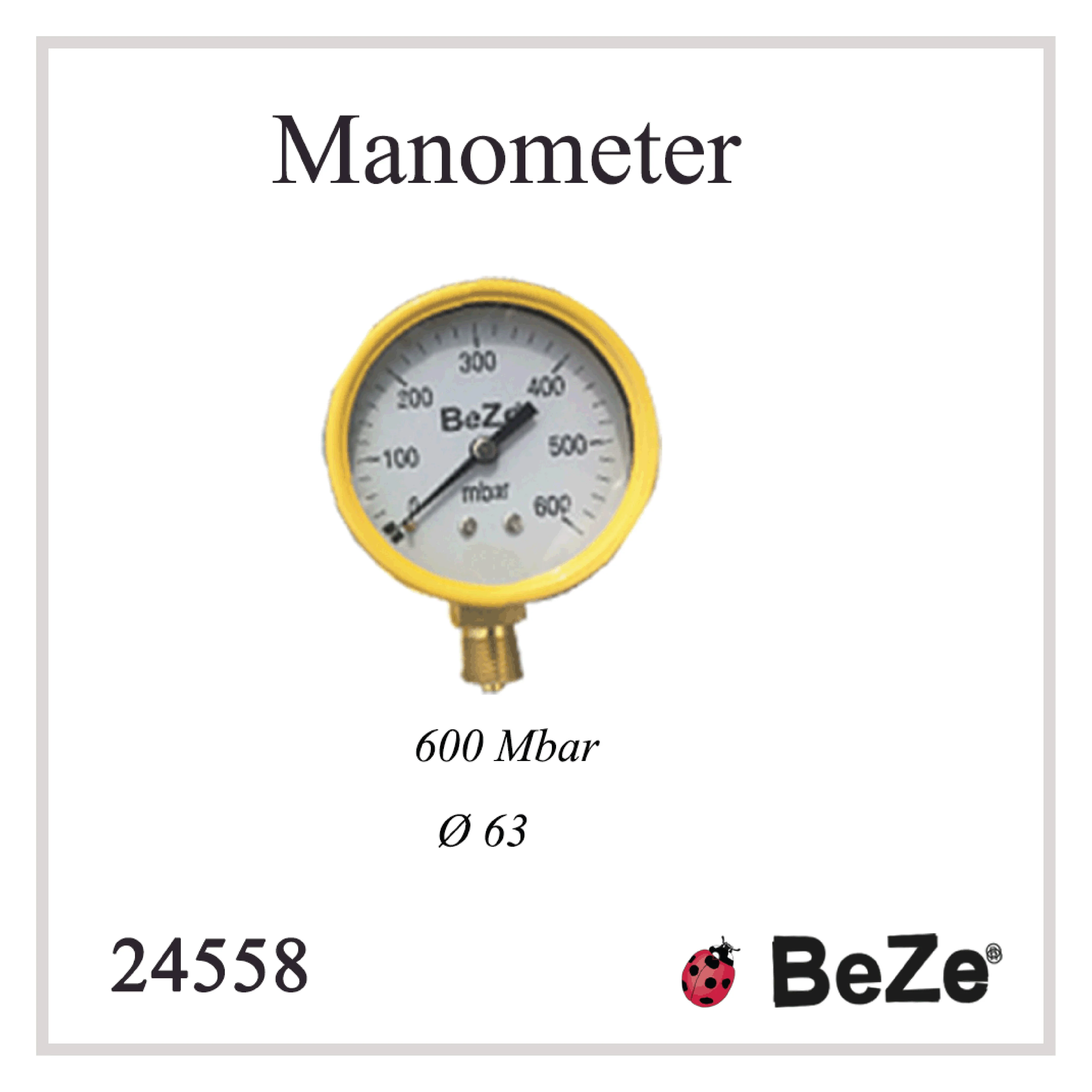 Monometers Digital Manometer BE-ZE Best Price Manufacturer High Quality Pressure Gauge Manometer for Indoor Gas Installations