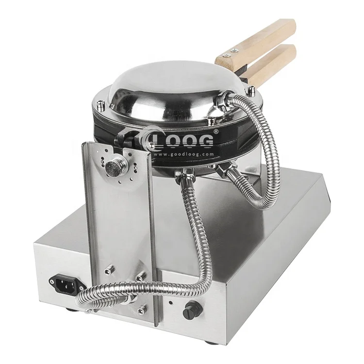 High Quality Easy Operation Heart Shape Rotating Egg Waffle Maker HK Bubble Waffle Making Machine