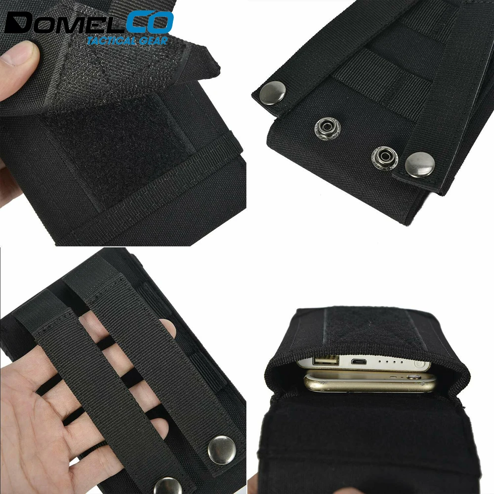 tactical MOLLE holster mobile phone belt pouch EDC security pack carry case