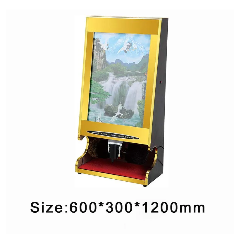 Hotel Supply Automatic Shoe Shine Polisher Machine Commercial Stainless Steel Electric Shoe Cleaner Polishing Equipment