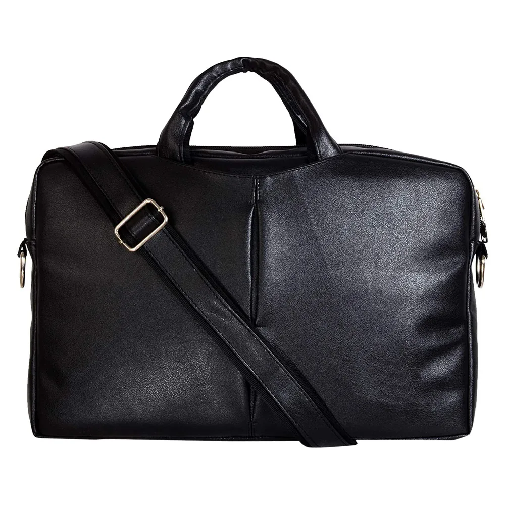 14 Inch Laptop Protective Bag Original Portable Multi-pocket with Anti-Theft Features Simple Black Leather Price on Stock
