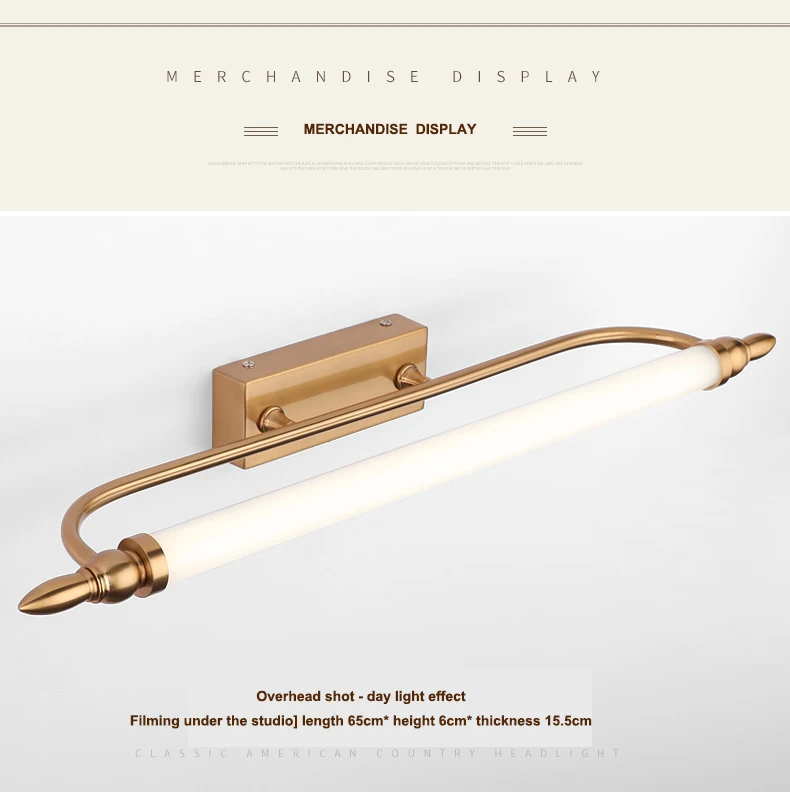 Hot Sale Aluminium Housing Shower LED Bathroom Lamp Switch Europe British Shaver Socket LED Mirror Lamps