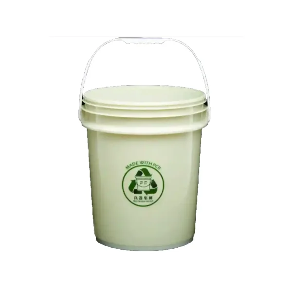 Прочное круглое пластиковое ведро для хранения пищевой воды