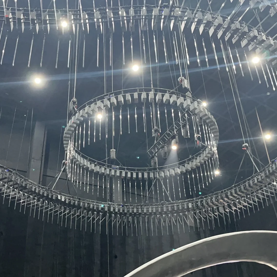 Stage Xl Winch Kinetic Led Pixel Tube Light Dmx Flying Winch Led Kinetic Tube Lighting System Light Kinetic