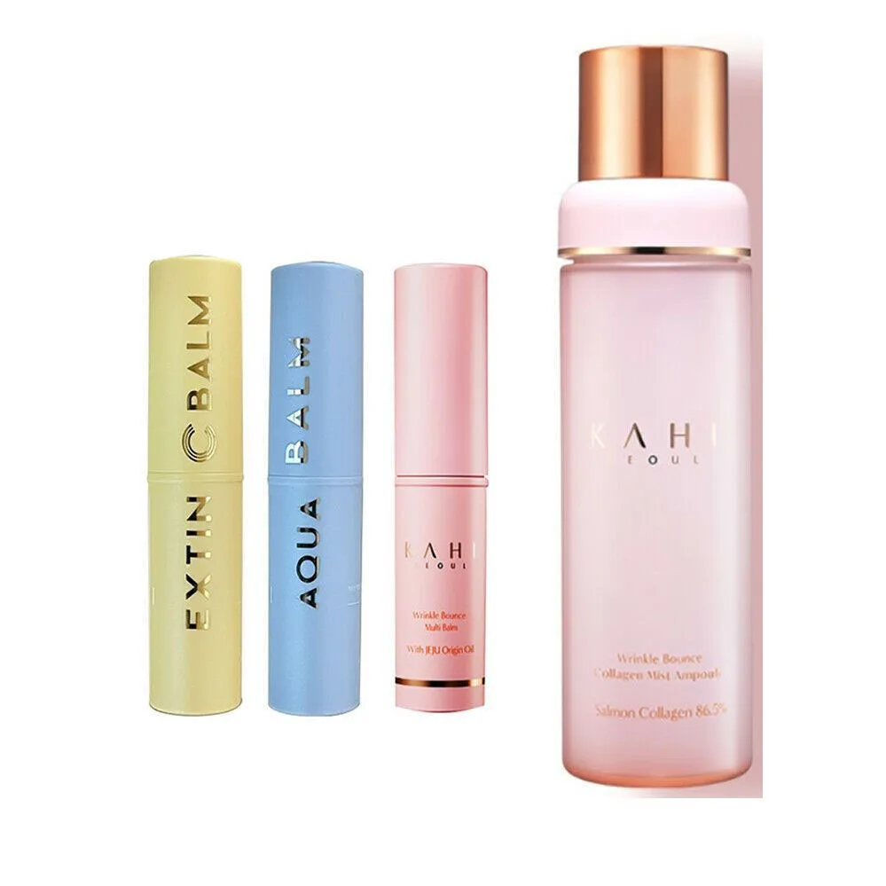 Facial Serum Stick KAHI SEOUL Wrinkle Bounce Multi Balm With Jeju Origin Oil 9g Korean Cosmetics
